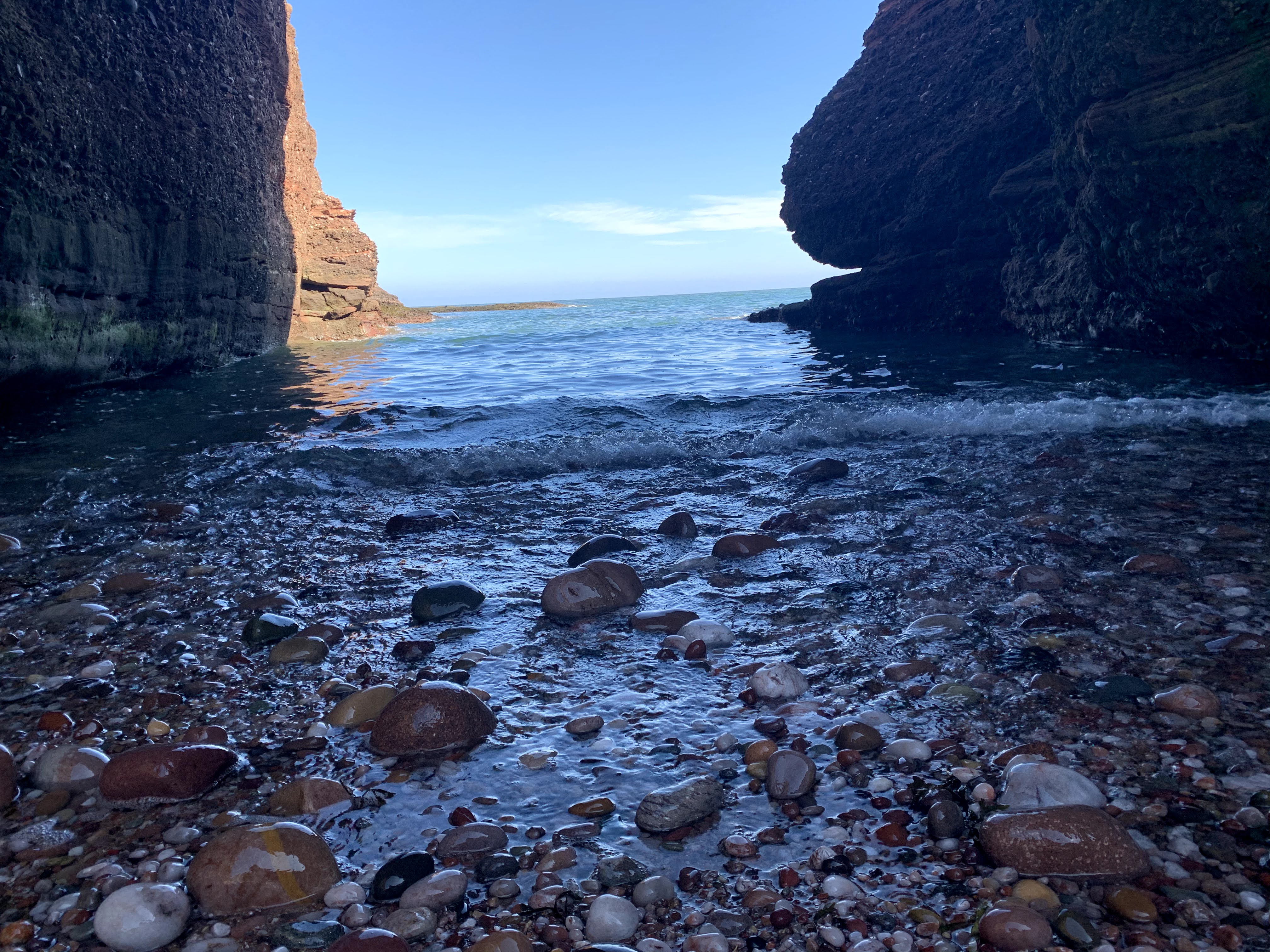 Photo of a rocky shore