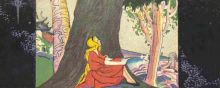Banner image with journal title and photo of a young girl from the first edition cover of Magic for Marigold